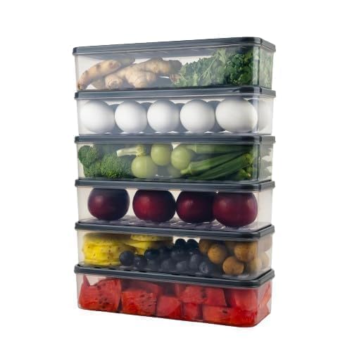 AeroStore Airtight Plastic Kitchen Storage Container Set for Food, Snacks, Spices & Grain