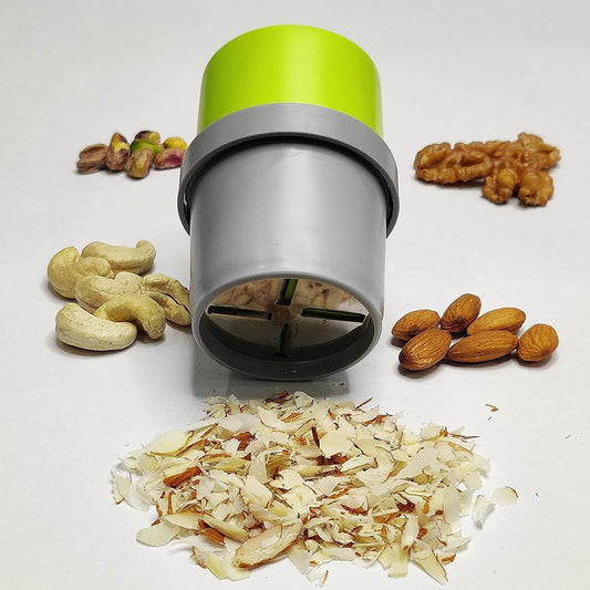 Delfex Dry Fruit Cutter, Slicer & Grinder | Multipurpose Kitchen Tool for Nuts & Snack