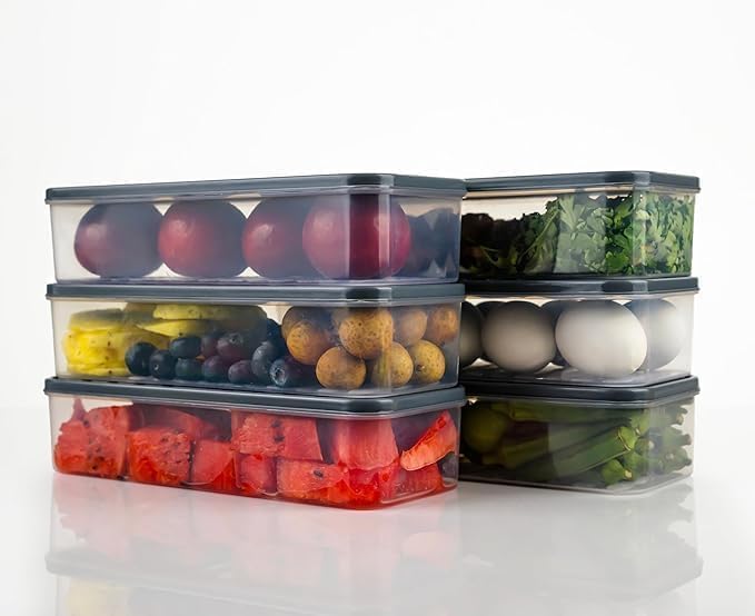 AeroStore Airtight Plastic Kitchen Storage Container Set for Food, Snacks, Spices & Grain