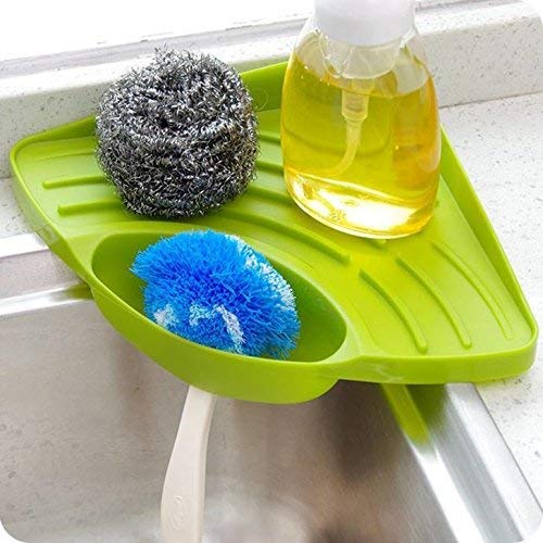 Cleanora Compact Plastic Soap Stand for Kitchen Sink – Organized, Durable & Space-Saving Design