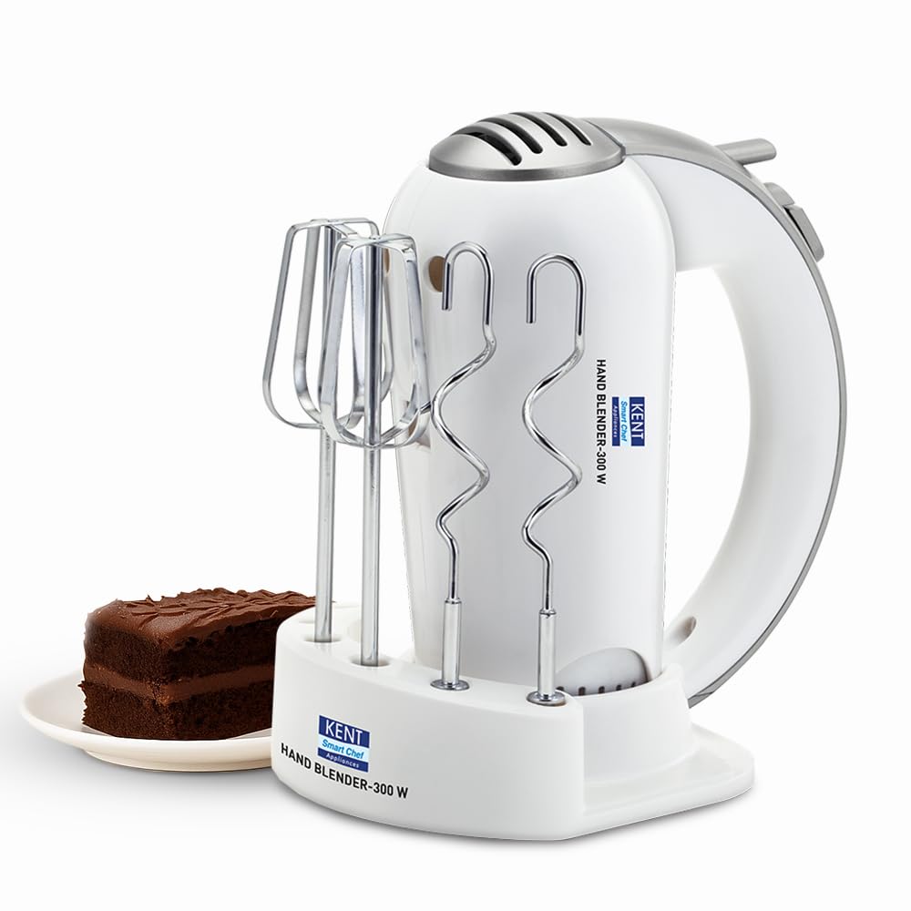 Mixora Electric Hand Mixer with Multiple Beaters & Dough Hooks, Turbo Mode, 300W Power