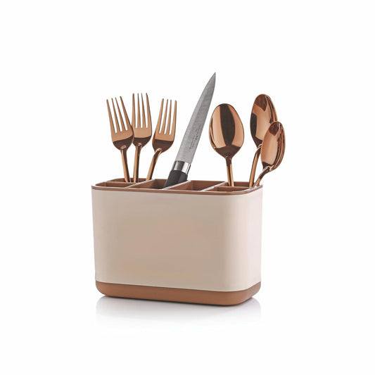 Klinova Kitchen Organizer Rack for Cutlery, Utensils & Spoons | Space-Saving Counter Stand